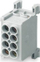 Bllok shpërndarës elektrik MOREK MAG25-2, 4x25mm², 400V, gri