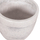Set vazo kopshti Gardener HM4719, 4 copë, rrumbullakëta FiberClay, ngjyrë çimento
