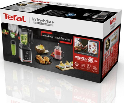 Blender tavoline Tefal Infiny Mix+ BL91HD, 1500W, kanaçe xhami, i zi