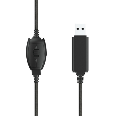Kufje Rydo On-Ear USB, të zeza