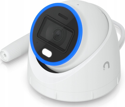 Kамера за безбедност Ubiquiti UniFi AI Turret, 4K, PoE+, бела