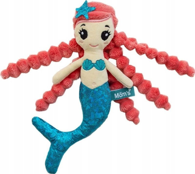 Kukull tekstili King Emma Mermaid, e butë, antialergjike, rozë