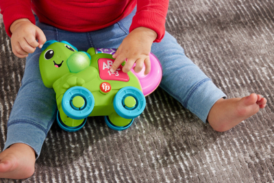 Lodër muzikore Mattel Fisher-Price Link Squad Kameleon HYL34, me drita, me tinguj, shumëngjyrëshe