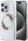Mbulesë telefoni Guess IML Wreath me MagSafe për iPhone 15 Pro Max, transparente