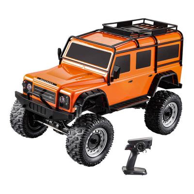 Makina me telekomandë Double Eagle Land Rover Defender E328-003, shkallë 1:8, off-road, portokalli