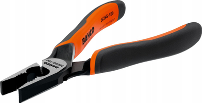 Pincë kombinimi Bahco 2628G-200, 200mm, nofull 39mm, portokalli e zezë