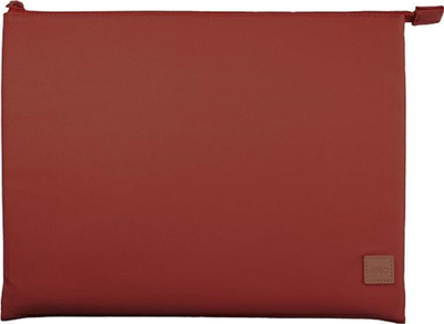 Çantë mbrojtëse për laptop Uniq Lyon, 14", rPET që s’e merr uji, e kuqe