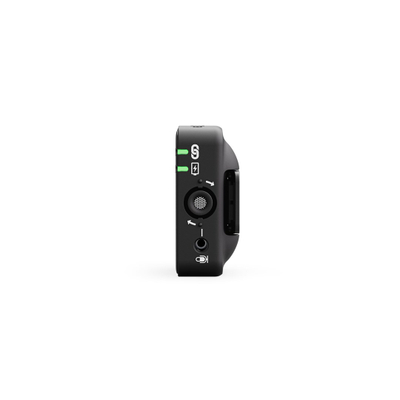 Mikrofon pa tela RODE Wireless ME Dual, sistem digjital kompakt, dy transmetues, i zi
