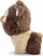 Плишана играчка Daff Teddy Pets, прасенце, кафеава