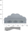 Varëse muri Atmosphera Cloud, MDF, me raft, gri e hapur