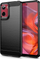 Куќиште за телефон Armored Carbon за Motorola Moto G05, TPU, текстура од јаглеродни влакна, црна