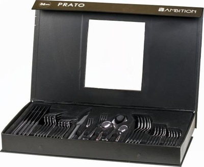 Set bestekësh Ambition Prato 83813, 36 copë, çelik inox, ngjyrë argjendi