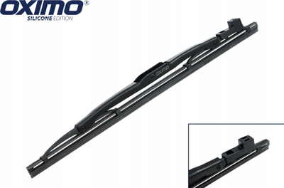 Fshirëse xhami Oximo WUSP575, 575mm, me kornizë edhe spoiler, e zezë