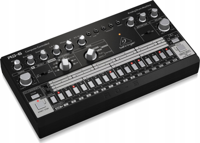 Makinë ritmesh Behringer RD-6-BK, 8 tinguj drumi analog, sequencer me 16 hapa, e zezë