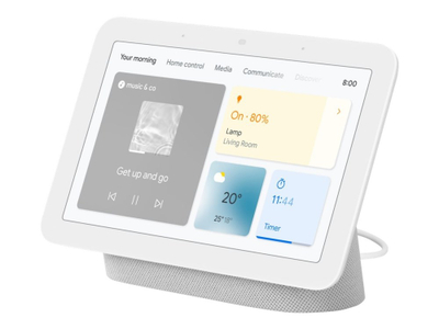 Ekran smart Google Nest Hub Gen 2, 7", me Google Assistant, gri
