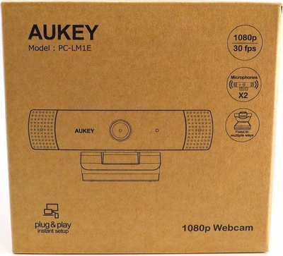 Kamerë Aukey PC-LM1E, 1920 x 1080, 55 °, 30x70x113 mm, e zezë