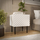 Komodinë anës shtratit Cama LUCCA, set 2 copë, 47x40x52 cm, e bardhë