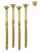 Vida ndërtimi për dru TS, 4x20 mm, 500 copë