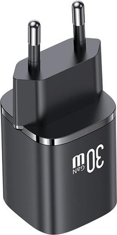 Karikues prizë Usams US-CC254, 30W GaN, USB-C USB-A Fast Charge, i bardhë