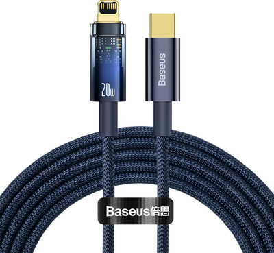 Kabllo karikimi Baseus CATS000103 Type C në Lightning, 20W, 2m, blu