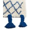 Tapet Cotton Rug Erzincan, 140 x 200 cm, pambuk, bezhë blu e zezë e verdhë