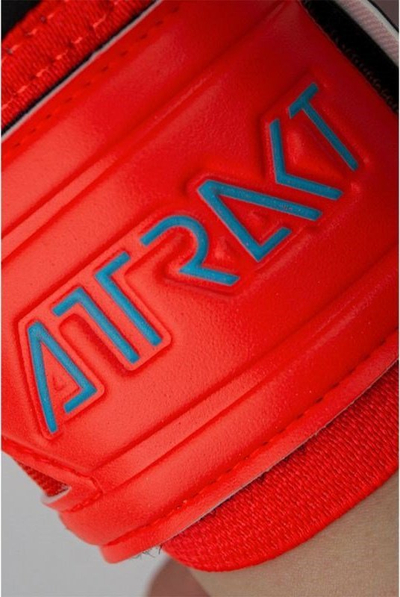 Doreza portieri Reusch Attrakt Gold X Evolution Cut Finger Support, latex Gold, nr M, me të kuqe