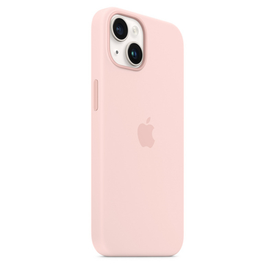Apple iPhone 14 Silicone Case me MagSafe, Chalk Pink