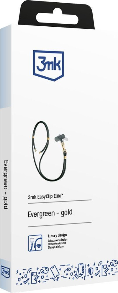 Varëse telefoni 3MK EasyClip Elite, rregullueshme 84 cm, najlon i qëndrueshëm, ngjyrë jeshile Evergreen