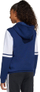 Bluzë me kapuç Adidas Squadra 25 Sweat Hoody Jr JD4804, për kalamaj, pambuk poliester, blu