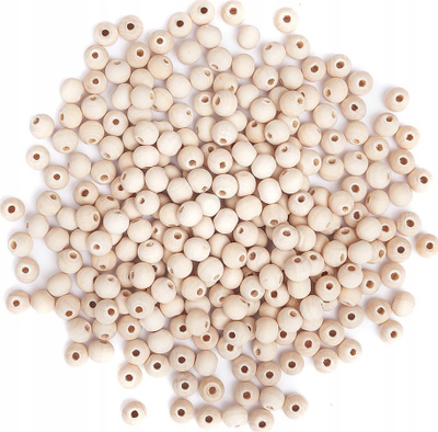 Rruaza druri Craft Sensations Wooden Beads, 40 g, natyrale