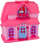 Set shpie lodër Leantoys Villa House, me drita, me figura, rozë