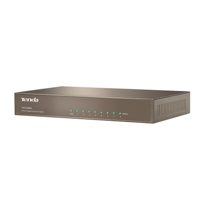 Switch rrjeti Tenda G1008D, 8 porta gigabit, 10/100/1000 Mbps, gri
