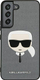 Kaiç telefoni Karl Lagerfeld Karl Head për Samsung Galaxy S22+, PU Saffiano, ngjyrë argjendi