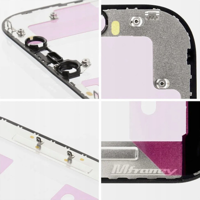 Kornizë LCD Musttby për iPhone 14, për ekran, e zezë