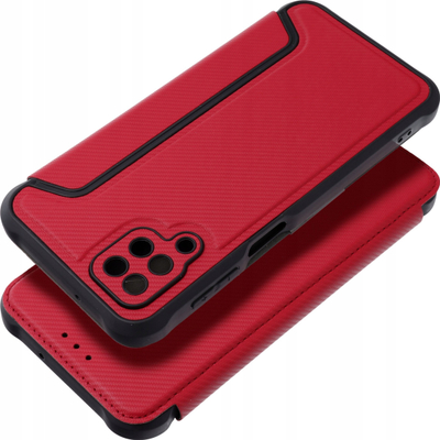 Futera Razor Book Case për Samsung Galaxy A12, me kapak, e kuqe