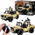 Lodër me tulla ndërtimi R/C Military Car, makinë ushtarake me telekomandë