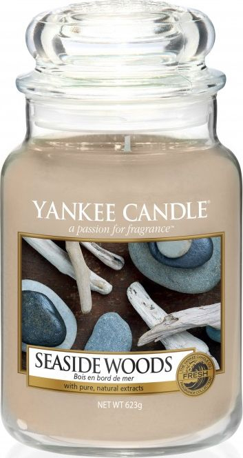 Qiri aromatik Yankee Candle Seaside Woods, i kaftë