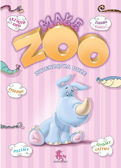 Kolorowanka male ZOO. Zwierzatka duze