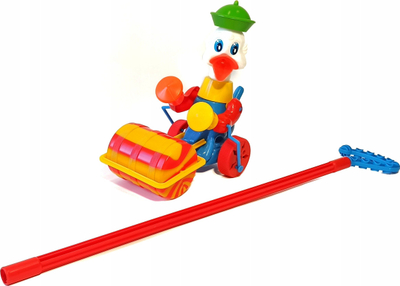 Lodër për shtyrje LAZUR Rosak me rrotull, plastik, shumëngjyrësh