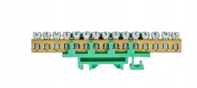 Shirit terminali elektrik INCOBEX ELPLAST ENE-00549, 15x16 mm², për panele, i gjelbër