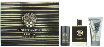 Set dhurate per burra Vince Camuto Terra Extreme, Eau de Toilette 100ml, 3 pjese
