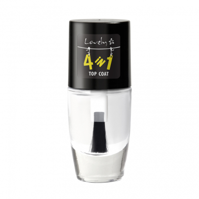 Llak për thonjë Lovely 4 në 1 Top Coat, 8 ml