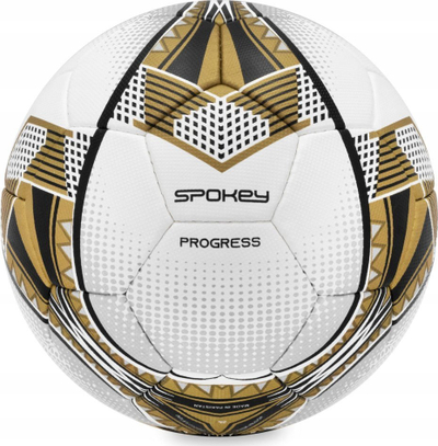 Top futbolli Spokey PROGRESS, madhësia 5, për asfalt, i bardhë