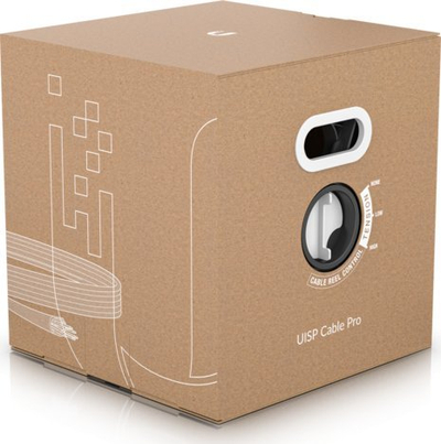 Kabllo rrjeti Ubiquiti UISP-CABLE-PRO, Cat 5e, 305m, gri