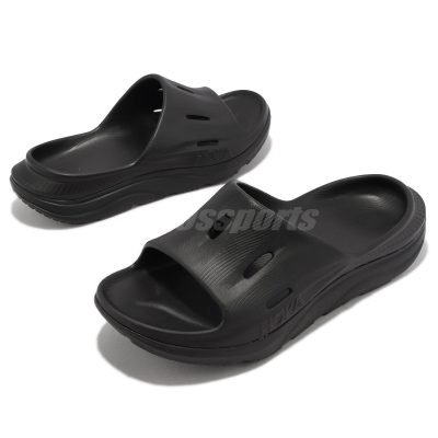 Shapka rikuperuese Hoka One One Ora Recovery Slide 3, unisex, të zeza