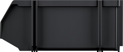 Kuti plastike ruajtjeje Click Box 162x108x75, e zezë