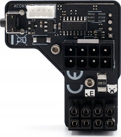 Мерач на енергија за графички процесор Thermal Grizzly WireView, 1x 8-пин PCIe, OLED екран, црн