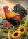 Set mozaik me diamante Norimpex Rooster On The Farm, kreativ, shumëngjyrësh