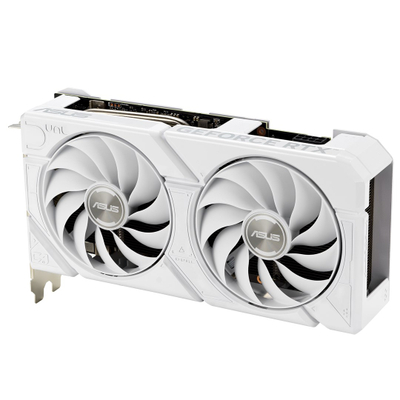 Kartë grafike ASUS Dual GeForce RTX 4060 EVO OC, 8GB GDDR6, e bardhë