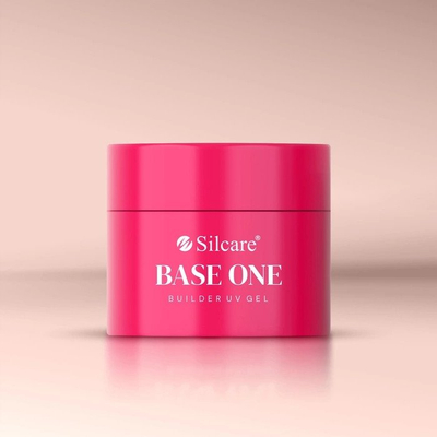 Xhel ndërtues për thonj Silcare Base One Builder Gel Cover Light, 50g, rozë e hapur